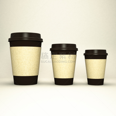 咖啡杯,褐色,无人,纸板,一次性杯子,塑胶,饮料,袖子,特写,背面视角
