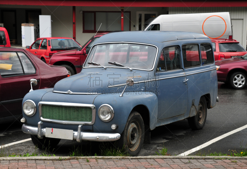 汽车,沃尔沃,保险杠,老爷车,1960年-1969年,美,古董,水平画幅,职权,古老的