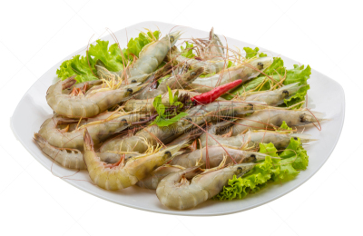生食,黑色虎虾,水平画幅,无人,海产,小吃,特写,海洋,清新,美味