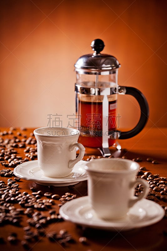 咖啡,垂直画幅,烤咖啡豆,褐色,早餐,橙色,无人,热饮,浓咖啡,饮料