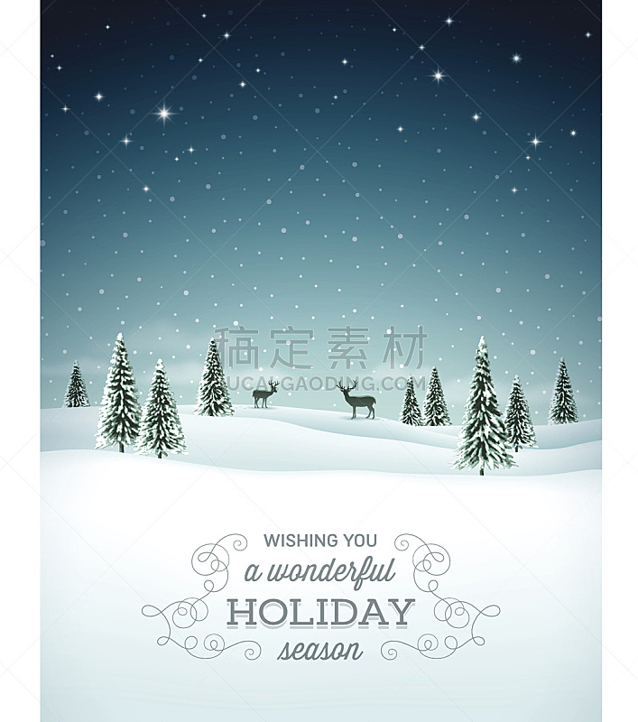 Holiday Background with Text