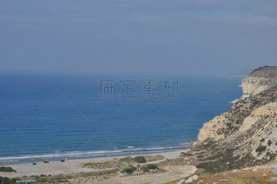 海滩,利马索尔,塞浦路斯,俄亥俄河,水,天空,水平画幅,云,沙子,无人