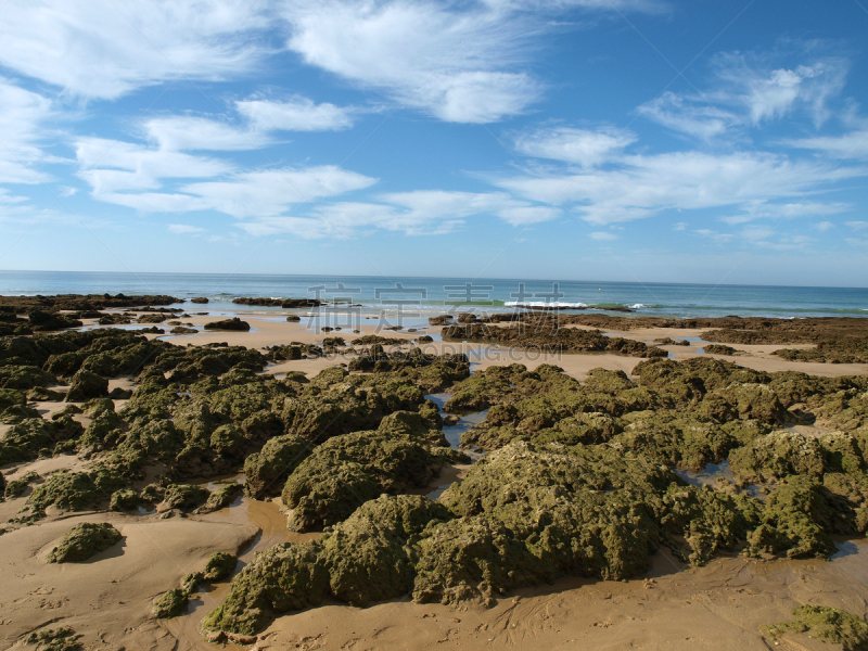 阿尔加威,海洋,海岸线,水,水平画幅,沙子,无人,夏天,户外,拉各斯