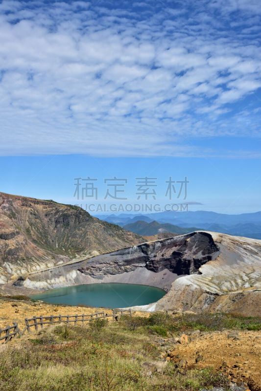 宫城县,日本,湖,垂直画幅,无人,户外,火山湖,摄影