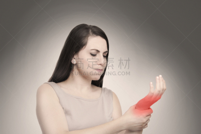 手腕,痛苦,女人,拿着,身体受伤,神经系统,四肢,水平画幅,情绪压力,人类肌肉