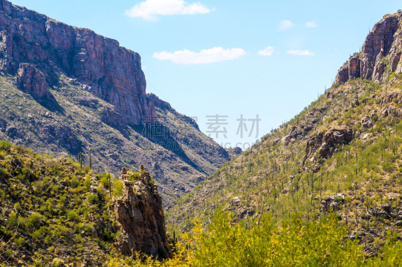 峡谷,落羽松,风景,天空,美国,悬崖,水平画幅,无人,蓝色,图森市