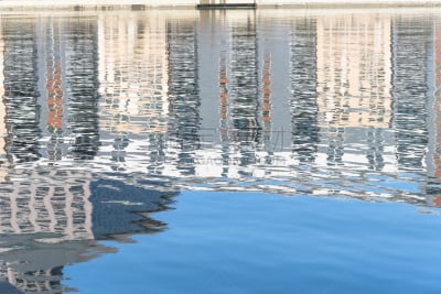 水,湖,抽象,公寓,透明,复杂性,背景聚焦,水平画幅,无人,户外