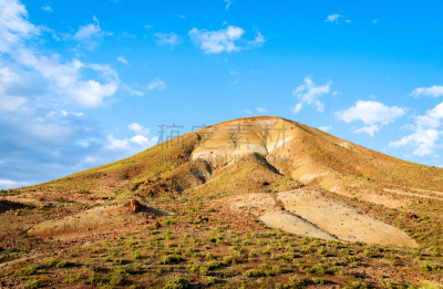 白昼,多彩沙漠,画山,化石遗址,河岸区,河漫滩,荒地,抱着树,半干旱,化石