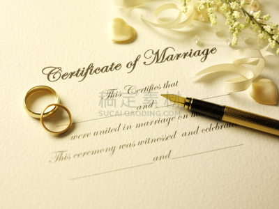 婚礼,水笔,墨水笔,金色,黄金,缎带,纸,花