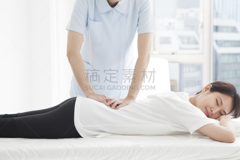 腰部,似人脸,女人,替代疗法,辅导讲座,脊柱,技术,身体状况