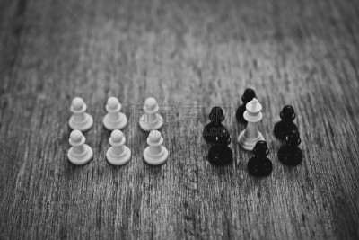 卒子,黑色,白色,与众不同,国际象棋,商务策略,领导能力,水平画幅,智慧,反差