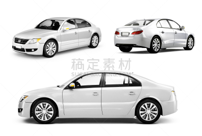 汽车,白色,3D电影,图像,轿车,概念车,侧面视角,混合动力车,混合动力汽车,豪华轿车