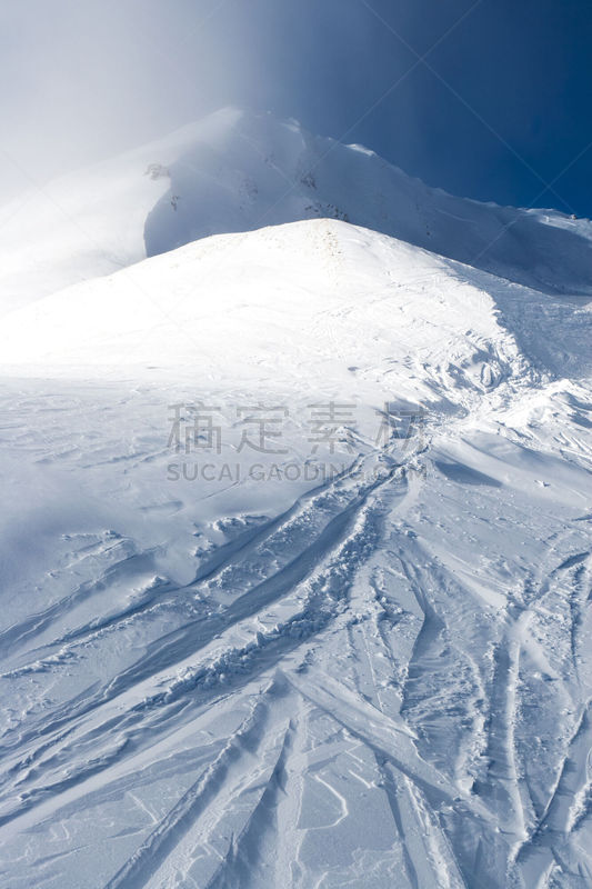 滑雪坡,山,阿尔卑斯山脉,蒂涅,瓦迪西耶,垂直画幅,雪,无人,偏远的,户外