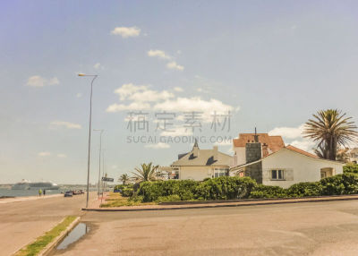 punta del este,侧面视角,房屋,南美,水平画幅,乌拉圭,广场,早晨,夏天,周末活动