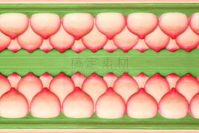 艺术,荷花,墙,中国,式样,寺庙,花瓣,chinese temple dog,水平画幅,无人