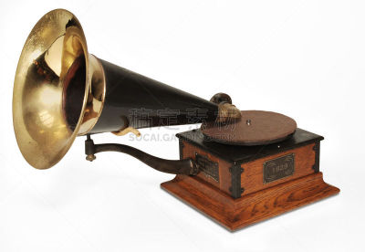 留声机,格莱美奖,爱迪生,发条玩具,1920年-1929年,曲柄,古董,水平画幅,无人,古老的
