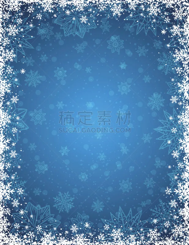 雪花 边框 蓝色 星形 背景 雪 节日 冬天 请柬图片素材下载 稿定素材 雪花 边框 蓝色 星形 背景 雪 节日 冬天 请柬图片素材下载 稿定素材