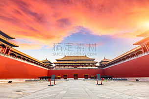 故宫,北京,宫殿,远古的,禁止的,宏伟,大门,世界遗产,国际著名景点,屋顶