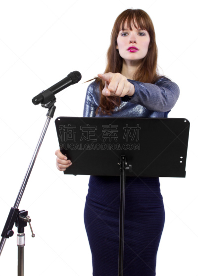 演说家,白色背景,女性,垂直画幅,讲师,商务研讨会,仅成年人,会议,培训课,知识