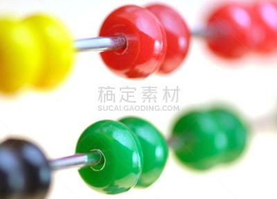 算盘,计算尺,加号,水平画幅,绿色,无人,蓝色,钢筋,塑胶,背景分离