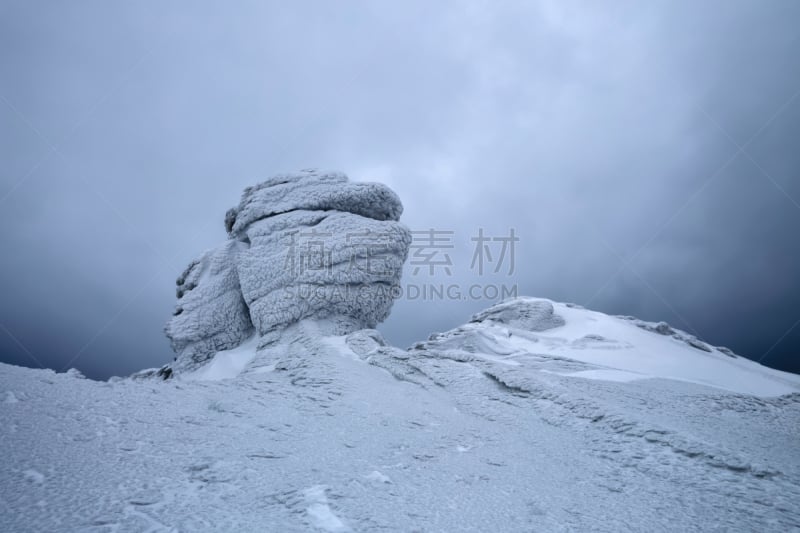 雪,草坪,雾,地形,冻结的,秘密,表格,奇异的,建造物,冒险