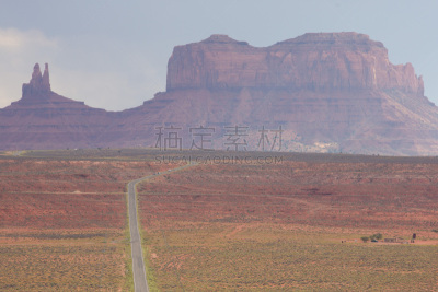 纪念碑山谷,路,163号公路,荒野公路,中庸,纳瓦霍保留地,纪念碑谷部落公园,台地,纳瓦霍族,天空