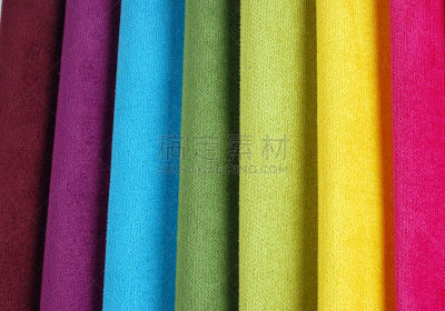 纺织品,天鹅绒,背景,织品样本,多色的,明亮,纹理,水平画幅,无人,家具
