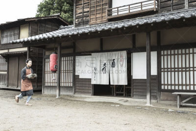 江户时代,儿童,学员,平民,演员,商人,京都市,京都府,禅宗,水平画幅