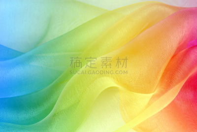 纺织品,彩虹,彩色图片,折叠的,水平画幅,形状,尼龙,无人,轻的,格子