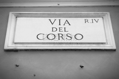 罗马,街道,via del corso,水平画幅,建筑,无人,古老的,古典式,建筑外部,城市