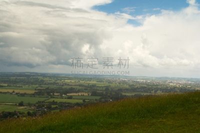 白金汉郡,多云,切尔吞山,风景,在上面,天空,美,水平画幅,山,无人