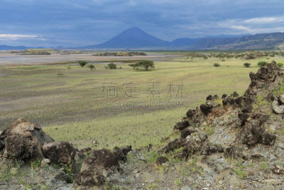 仑盖火山,自然,地质学,风景,云,图像,坦桑尼亚,草,无人,旅游目的地