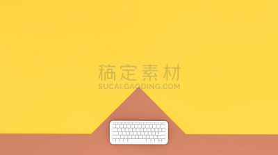 计算机键盘,背景聚焦,航拍视角,色彩鲜艳,留白,高视角,电子邮件,新闻记者,网上冲浪,想法