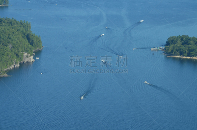 水,塞巴戈湖,美国,水平画幅,无人,缅因州,户外,湖,船,航拍视角