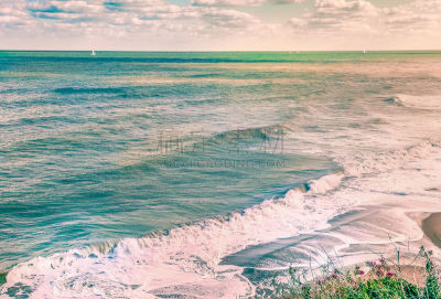 帆,游艇,海浪,波浪,风景,图像,海洋,金色,水,海滩