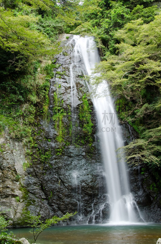 瀑布,日本