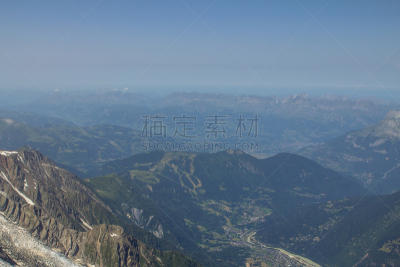 勃朗峰,库尔马耶乌尔,米迪正午峰,楚格峰,萨瓦,勃朗丛山,天空,风,水平画幅,雪
