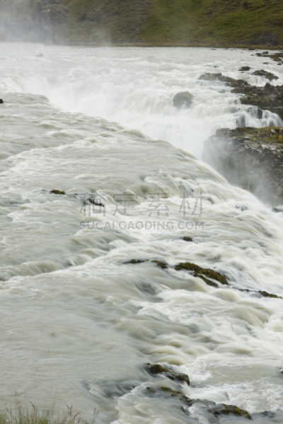 瀑布,冰岛国,能力,桨叉架船,seljalandsfoss waterfall,冰岛中南部,垂直画幅,水,湿,户外