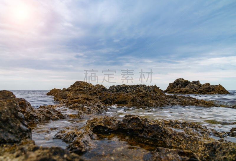 自然,风景,海洋,水,蓝色,海滩,背景,航拍视角,彩色图片,克里米亚