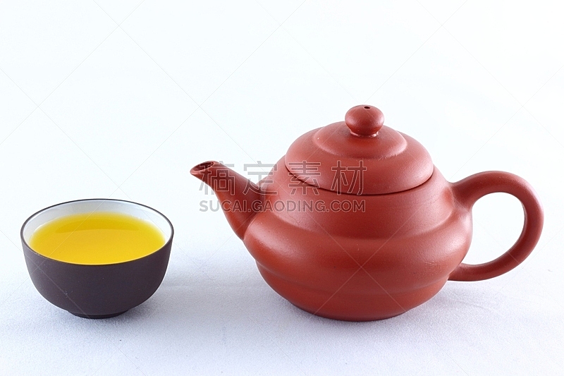 杯,茶壶,背景,水平画幅,茶碟,偏远的,周末活动,饮料,锅,白色