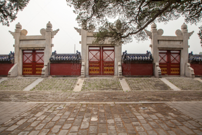 远古的,建筑外部,传统,寺庙,太庙,中式庭院,庭院,古代,亭台楼阁,博物馆