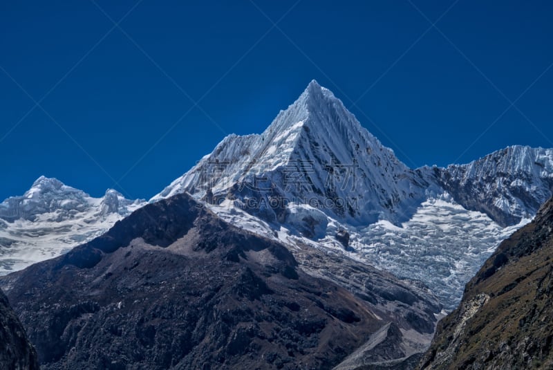 科迪勒拉山脉,天空,阿根廷,水平画幅,绿色,云,地形,雪,冰河,无人