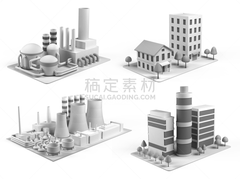 建筑外部,工厂,建筑业,核电站,原始主义,水平画幅,形状,能源,无人,活力