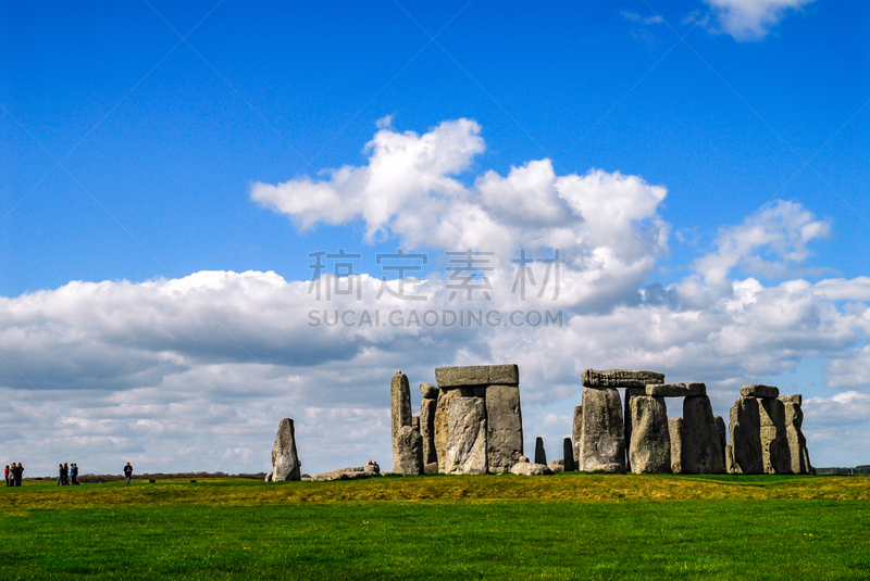 蓝色,秘密,英格兰,巨石阵,天空,云,白昼,晴朗,旅行者