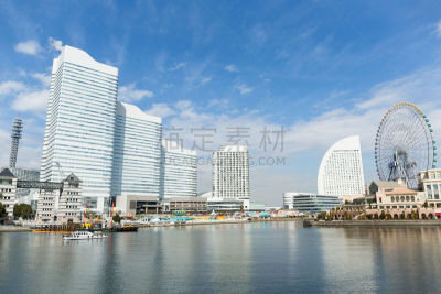 城市,横滨,水,旅游目的地,水平画幅,建筑,无人,城市天际线,日本,建筑外部