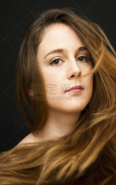 女人,头发,自然美,垂直画幅,美,美人,成年的,肖像,女性,仅成年人