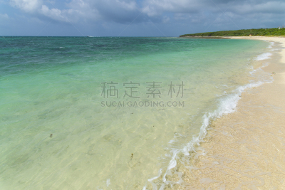 海滩,竹富岛,冲绳县,风景,留白,休闲活动,沙子,平视角,竹富町,纯净