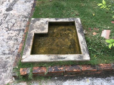 足浴,泰国,水泥,非都市风光,水,水平画幅,无人,古老的,户外,草