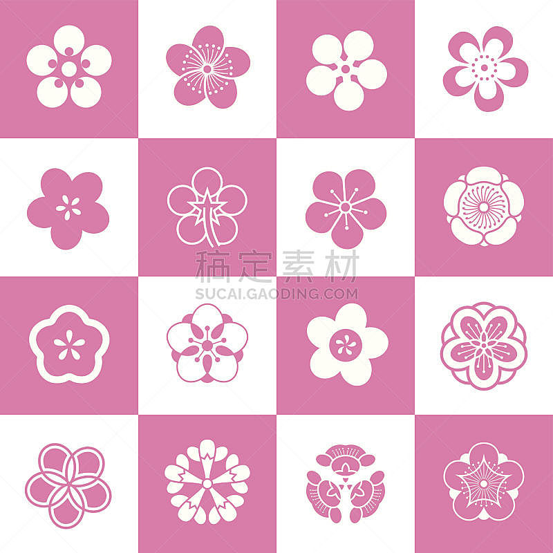 花瓣,式样,梅花,桃花,樱花,数字5,花朵,日本,桃树