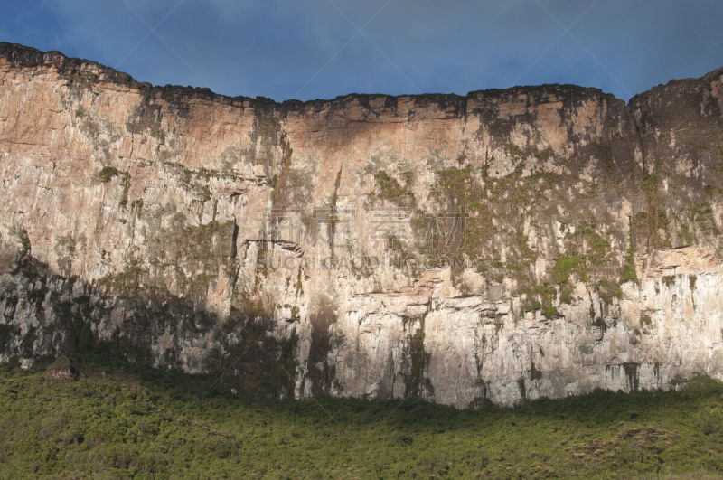 高原,委内瑞拉,罗赖马,拉格兰萨巴那,罗赖马山,平顶山,canaima,南美,天空